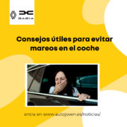 Consejos útiles para evitar mareos en el coche
